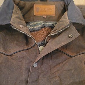 Beautiful,  Genuine Australian Oilskin Men's waterproof jacket.